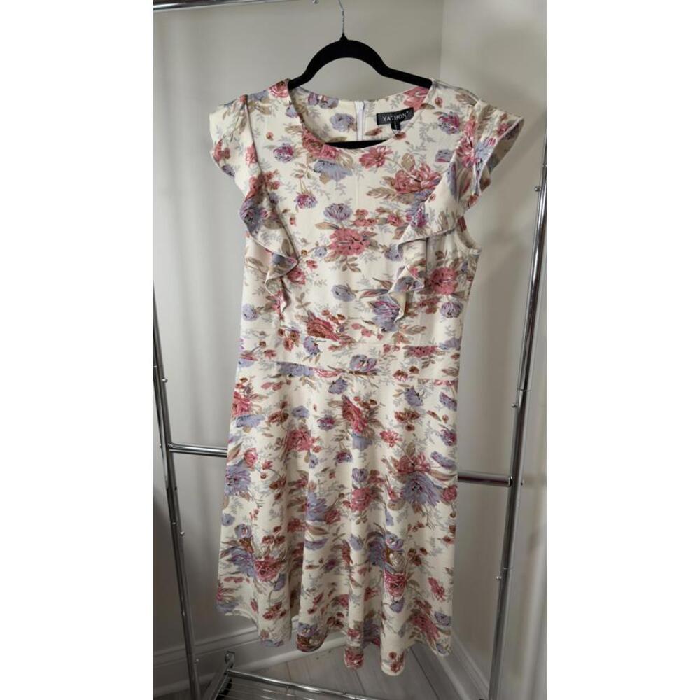 YATHON Floral A-Line Dress - Elegant & Stylish